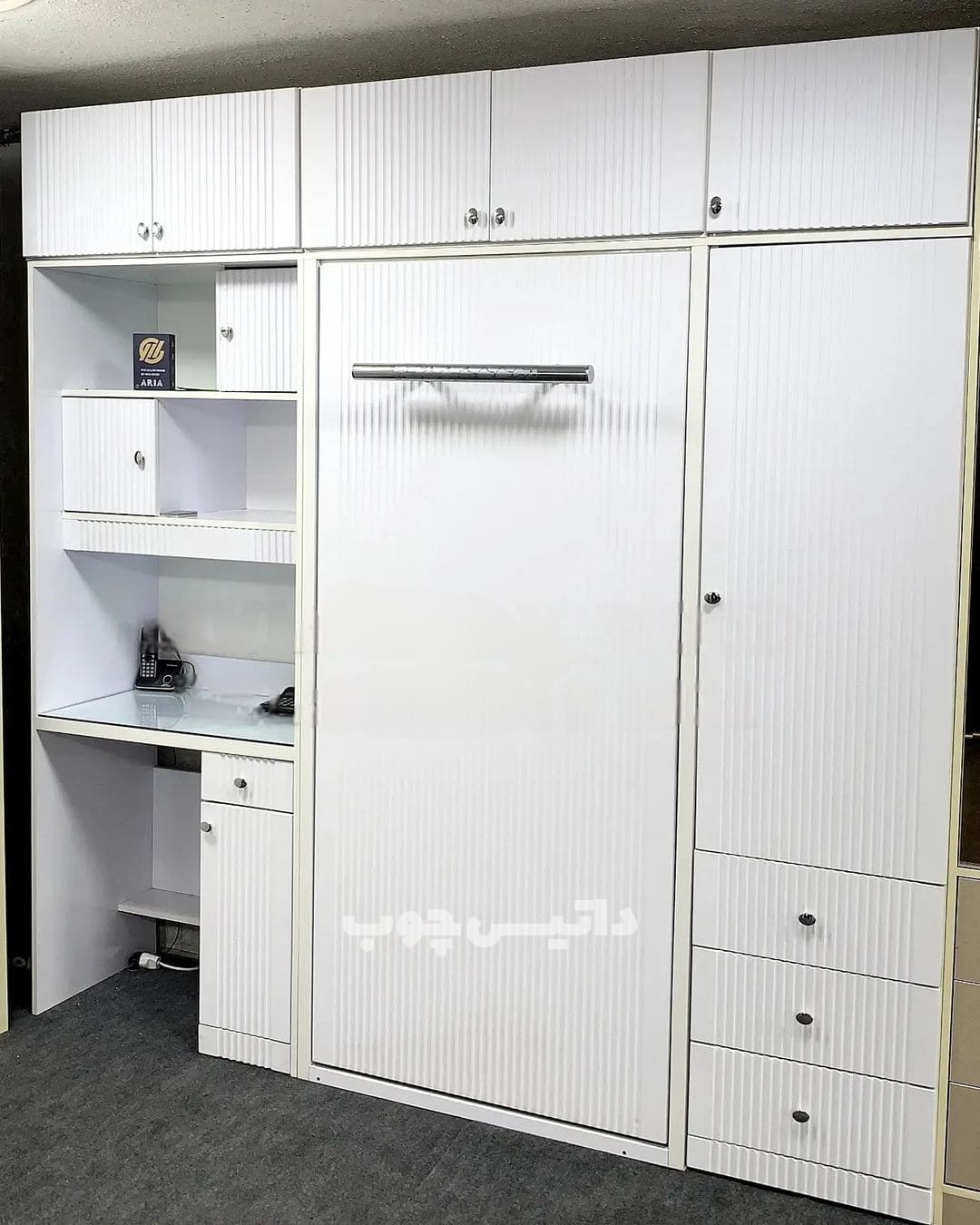 تخت-تاشو-و-کمد-لولایی-و-میز-تحریر-سفید-ممبران-4.jpg