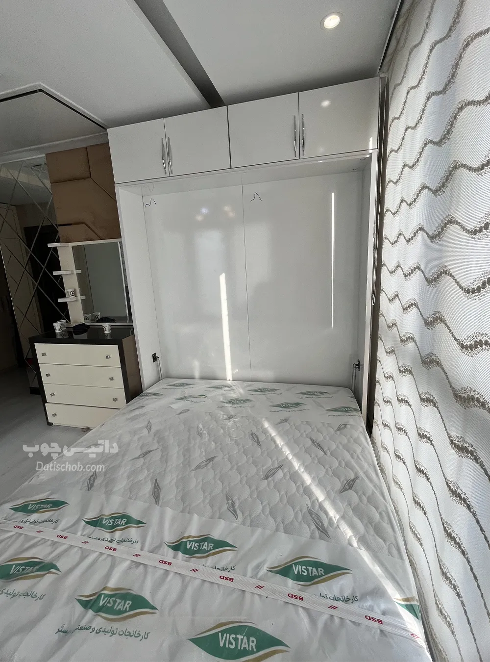 تخت تاشو دو نفره ساده مدل K58 (2) تخت تاشو دو نفره ساده مدل K58