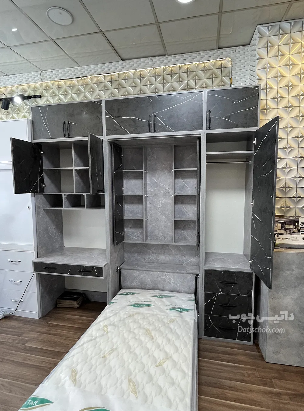 تخت تاشو یک نفره نوجوان مدل K52 (3) تخت تاشو یک نفره نوجوان مدل K52